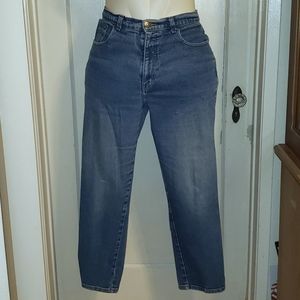 Style & Co High Waist Mom Jeans 12P Light Wash Stretch 26" Inseam